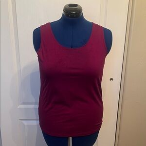 Chico's Rich Burgundy Tank Top